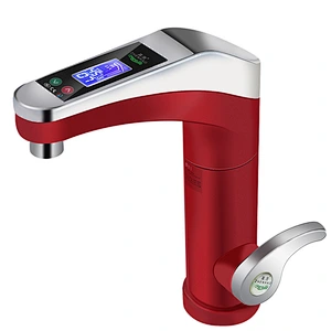 LED Digital Display 3500w Instant Tankless House Water Heater Heating Electric Faucet Tap