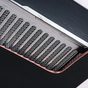 Fashion Black 0-touch control kitchen commercial range hood