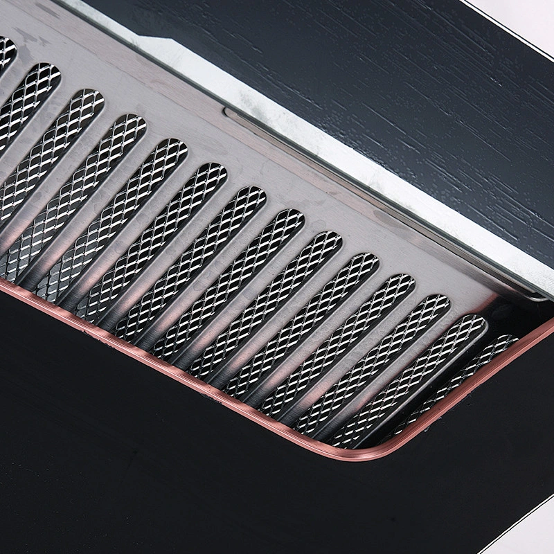 Fashion Black 0-touch control kitchen commercial range hood