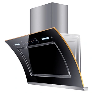 Kitchen Exhaust Hood 800mm Household Range Hood Stainless Steel Smoke Exhaust Side suction Kitchen Hood