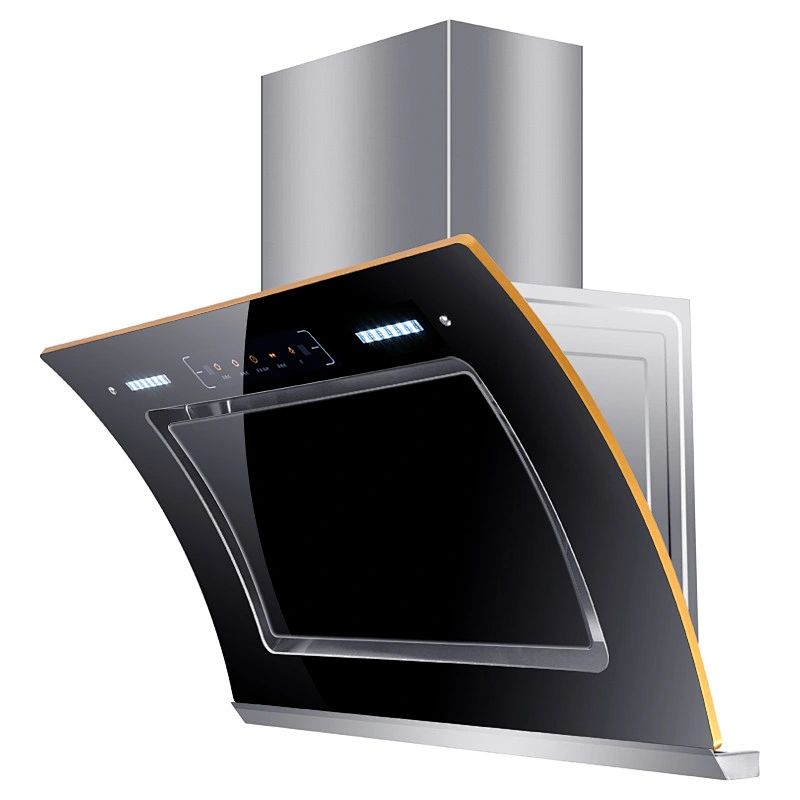 Kitchen Exhaust Hood 800mm Household Range Hood Stainless Steel Smoke Exhaust Side suction Kitchen Hood