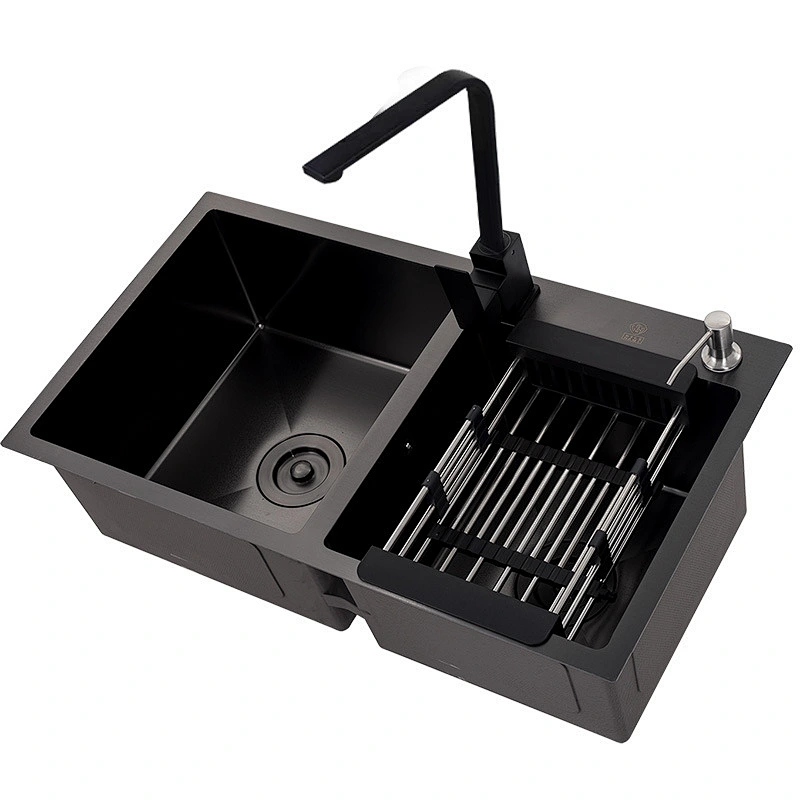 Commercial Kitchen Rectangle Sink Nano Black Kitchen Sink