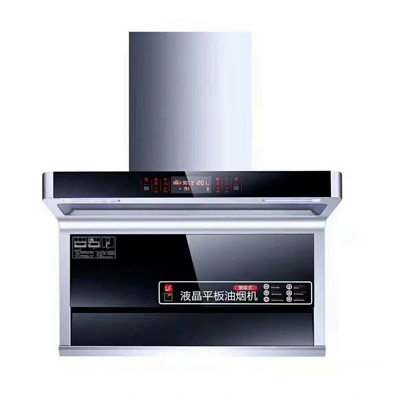 Range Hood Stainless Steel Wall Mount with LED Light Kitchen Cooker Range Hood