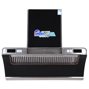Fashion Black 0-touch control kitchen commercial range hood