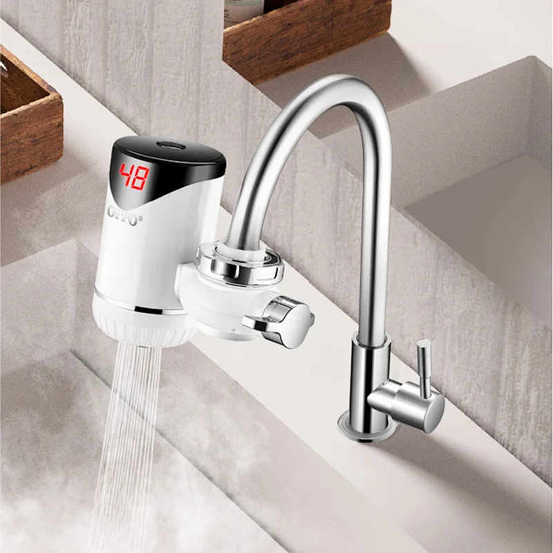 Electric Faucet Kitchen Shower Dual Use Side Water 5 Seconds Hot Faucet Water Heater