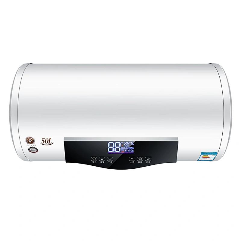 40L/50L/60L/80L/100Lsmart kitchen appliances  enamel tank stainless steel round shell storage electric water heater for shower