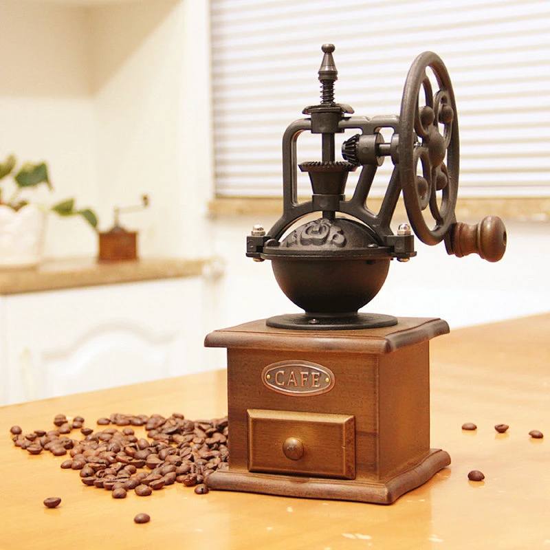 Retro Ferris Wheel Hand Grinder Coffee Bean Grinder