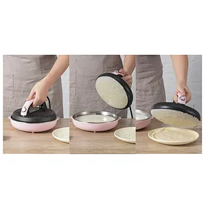 Electric Non-stick Mini Crepe Pancake Maker Pita Oven