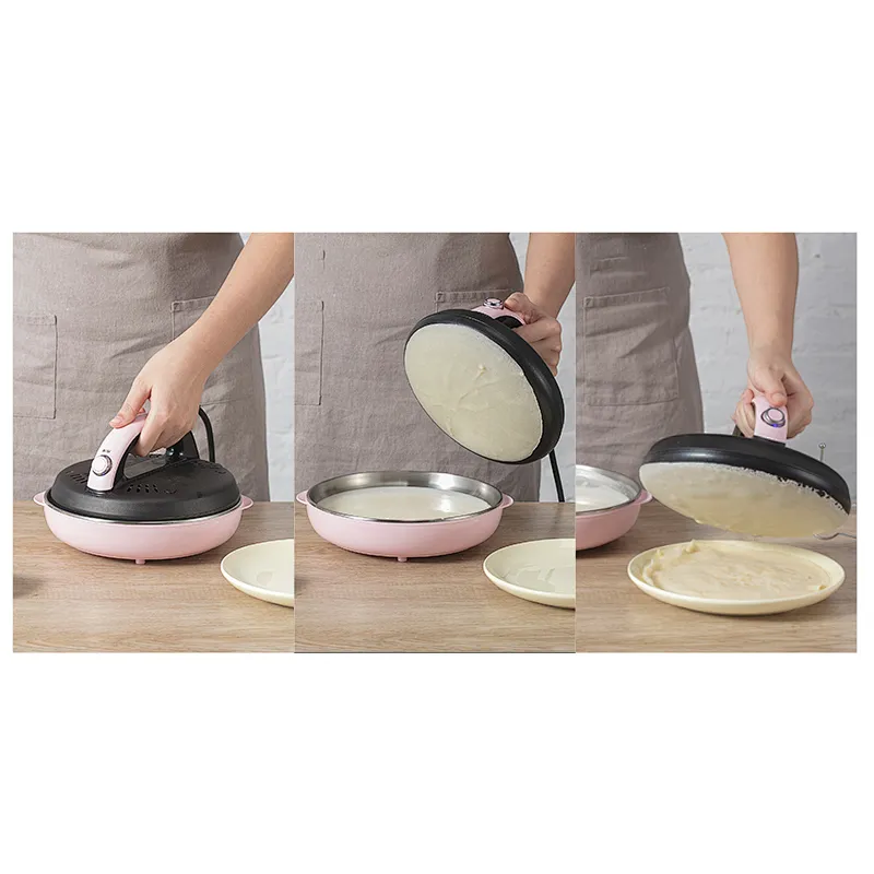 Electric Non-stick Mini Crepe Pancake Maker Pita Oven