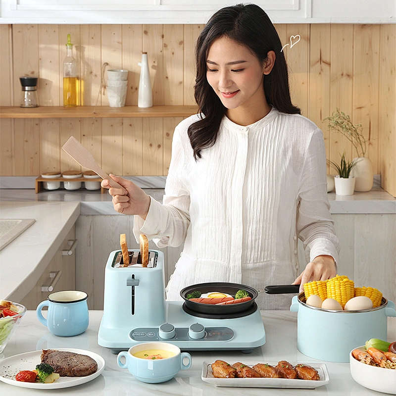 4 in 1 Multifunctional Toaster 2 slice sandwich toaster