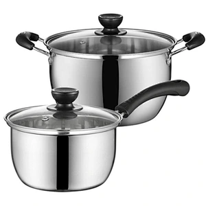 double handle stainless steel multi-function gas steaming soup food seafood steamer