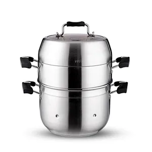 Wholesale 3 Layer Cooking Steamer Stainless Steel Steamer And Cooking Pots