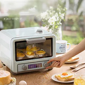 Toaster oven with hot plate portable large table benchtop home baking oven