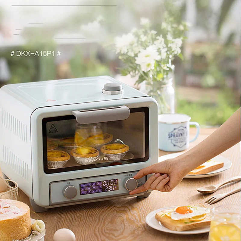 Toaster oven with hot plate portable large table benchtop home baking oven