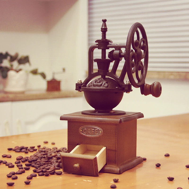 Retro Ferris Wheel Hand Grinder Coffee Bean Grinder