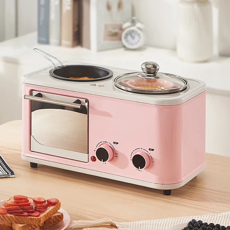 Smart Kitchen Appliance 6 in 1 Multifunction Stainless Steel Bread Toaster