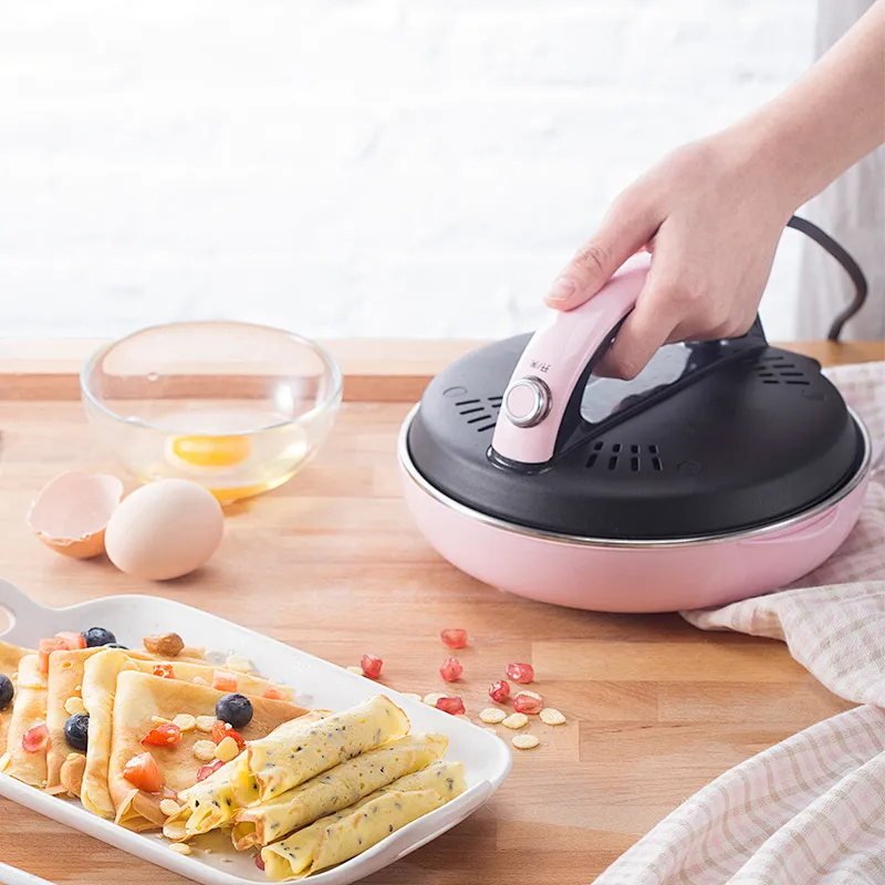 Electric Non-stick Mini Crepe Pancake Maker Pita Oven