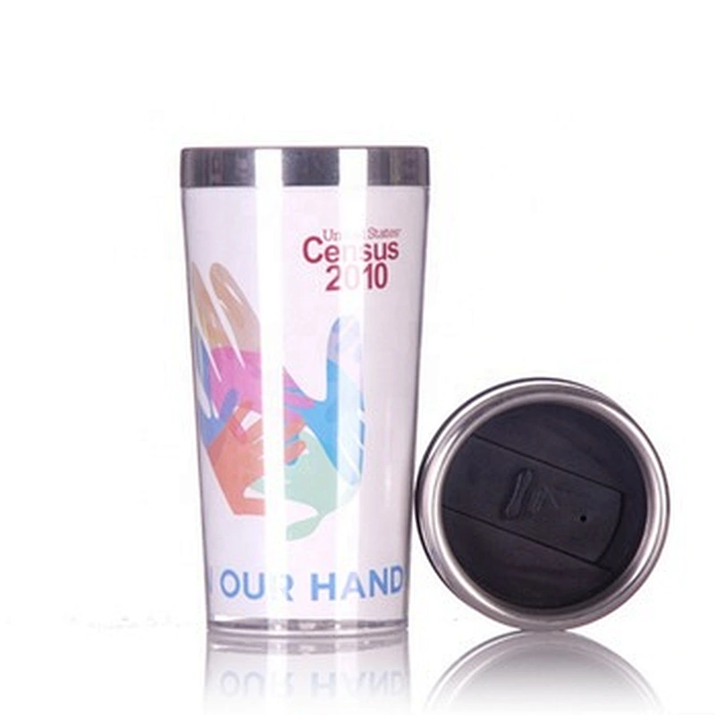 16oz hot sell travel thermal mugs with full color photos insert