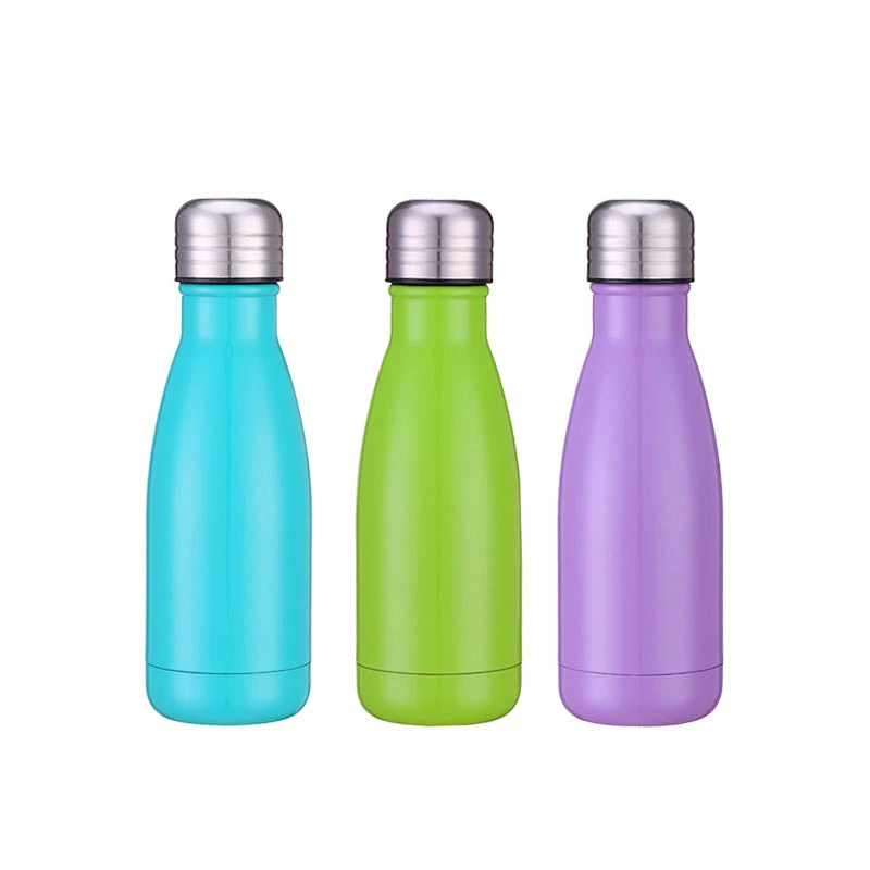 Wholesale Customized mini 260ml vacuum insulated stainless steel cola water bottle