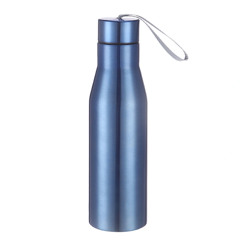 Sublimation food grade 750ml high vacuum double walled stainless steel water bottle China mass manufacture