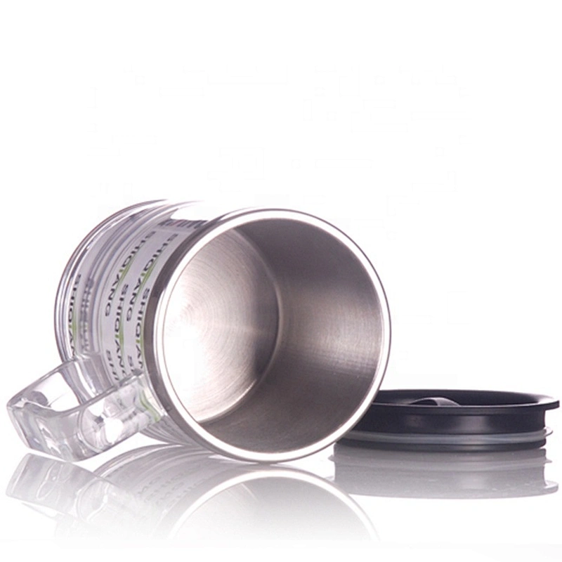 400ML Double Wall Vacuum Insulated Plastic Outer Stainless Steel Inner Travel Coffee Mug
