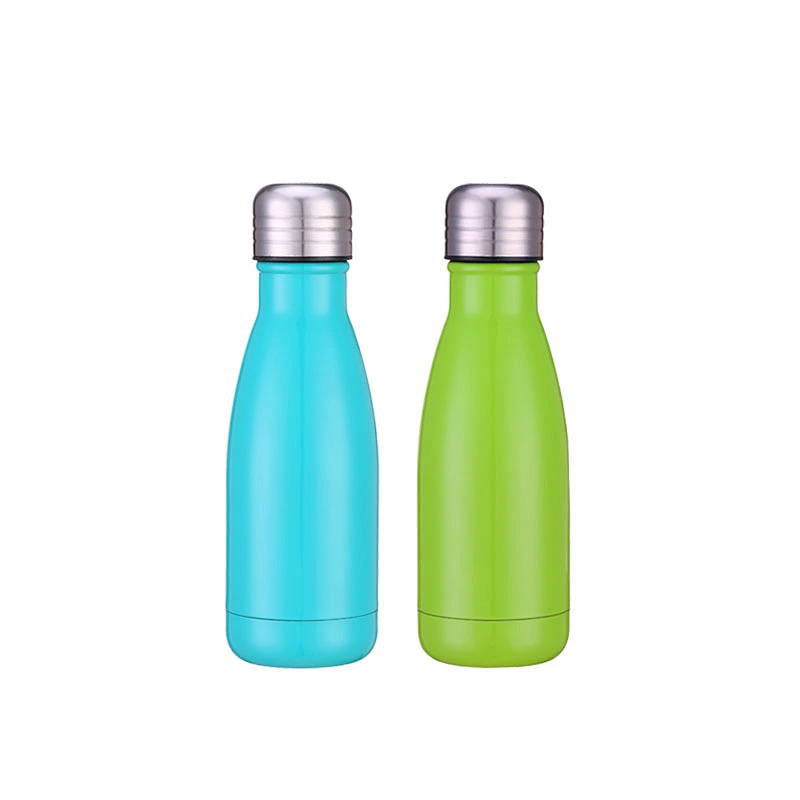 350ml coke bottle shape double wall stainless steel vacuum sports bottles BL-6046