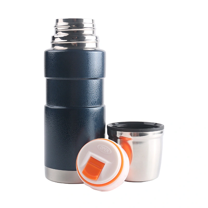 Fancy stainless steel insulated vacuum thermos drink water bottle flask