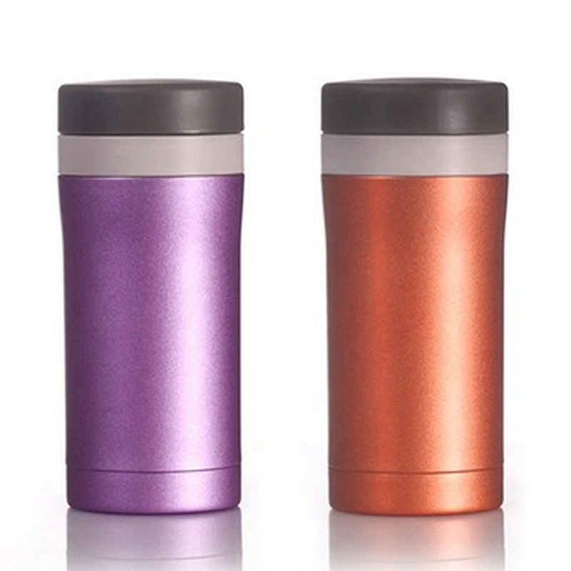 250ml vacuum thermo mugs with tea filter