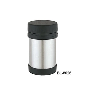 double wall stainless steel camping soup container,baby soup can, 350ml