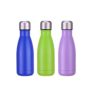 Wholesale Customized mini 260ml vacuum insulated stainless steel cola water bottle