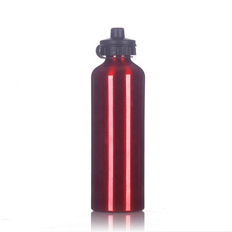 oblate shape aluminium sports water bottle