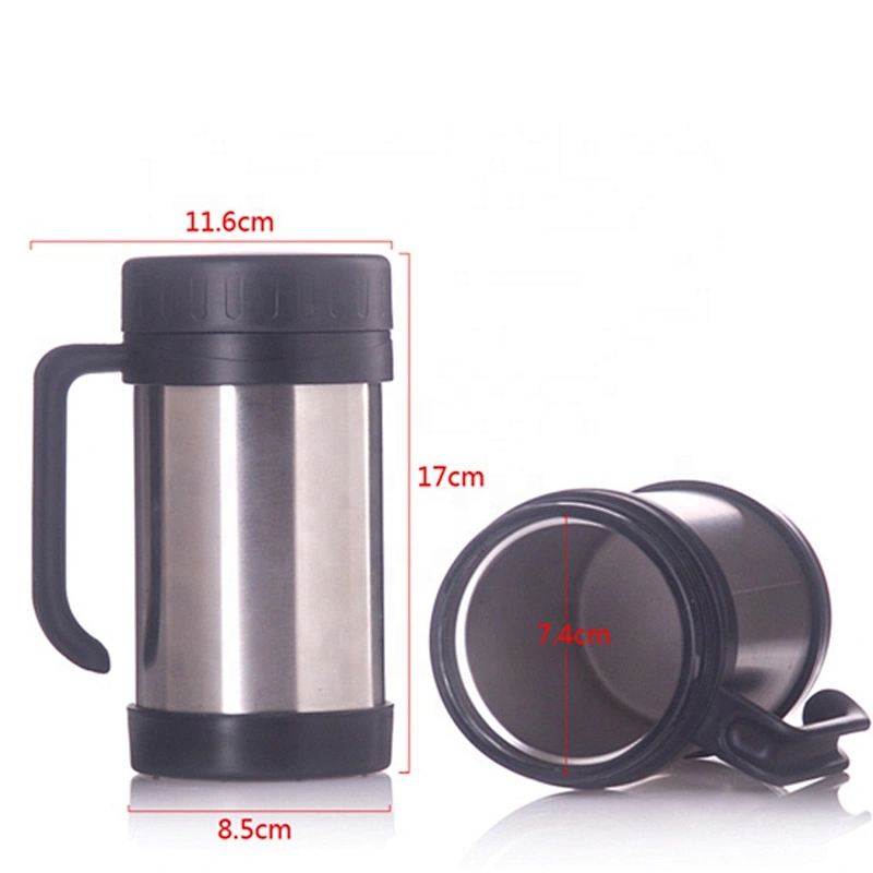 Outdoor Sport Travel Office Vacuum Coffee Tea Pot Insulated Water Bottle