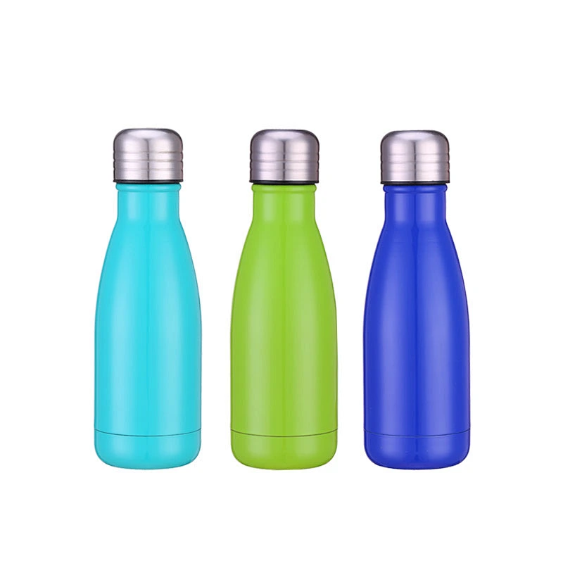 Wholesale Customized mini 260ml vacuum insulated stainless steel cola water bottle