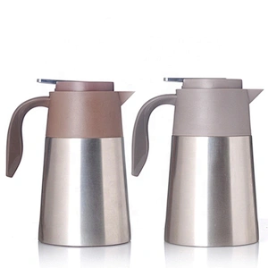 1.2L Insulated Hot Water Drinking Coffee Kettle Stainless Steel Thermos Tea Pot