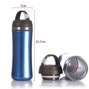 370ml Stainless Steel Outdoor Thermo Bottle Thermal Mug With Handle