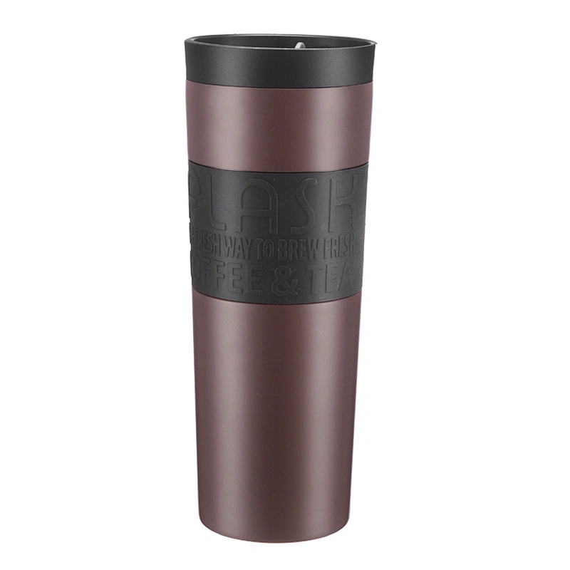18 Oz Double Wall Vacuum Insulated Stainless Steel Tumbler With Leak Proof Lid