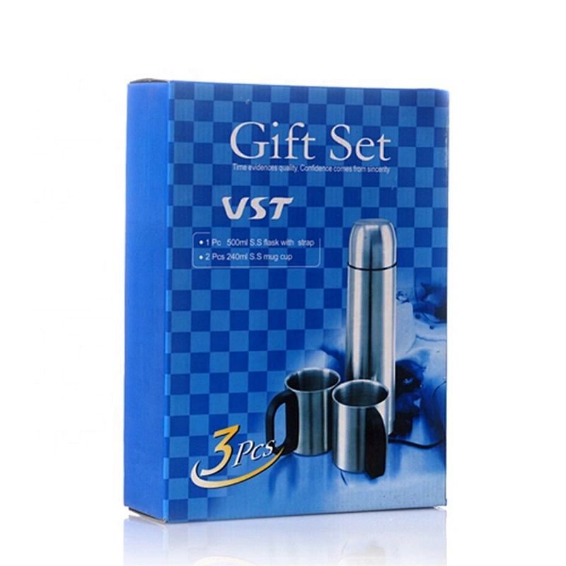 Stainless Steel Water Bottle Vacuum Flasks Promotional Gift Set