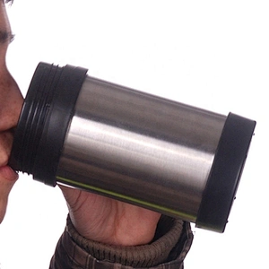 Outdoor Sport Travel Office Vacuum Coffee Tea Pot Insulated Water Bottle