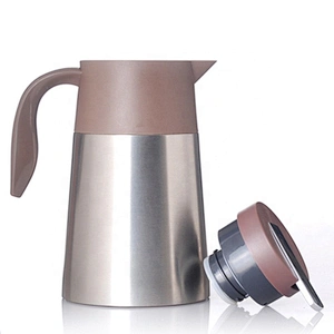 1.2L Insulated Hot Water Drinking Coffee Kettle Stainless Steel Thermos Tea Pot