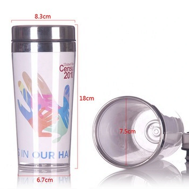16oz hot sell travel thermal mugs with full color photos insert