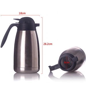 Custom Capacity 1.2L Coffee Teapot Stainless Steel Insulated Vacuum Airpot Thermos