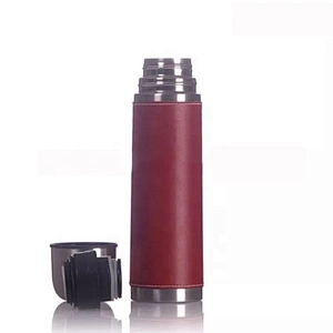 Several Capacities Double Wall Stainless Steel Vacuum Thermo Bottles With Cover