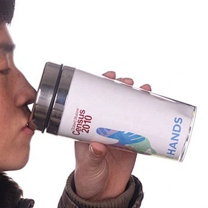 16oz hot sell travel thermal mugs with full color photos insert