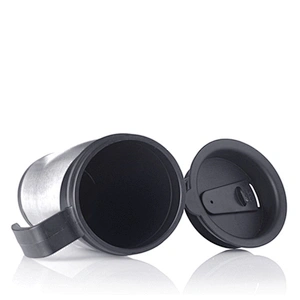 Reusable Stainless Steel Double Wall Office Water Tumbler Cups With Handle