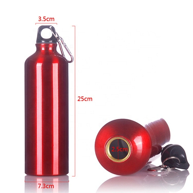 Large Capacity 750ml Travelling Camping Aluminum Water Bottles For Sports