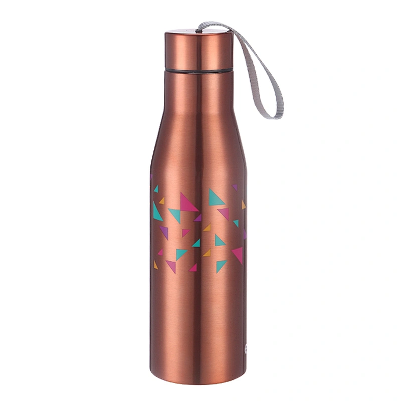 Sublimation food grade 750ml high vacuum double walled stainless steel water bottle China mass manufacture