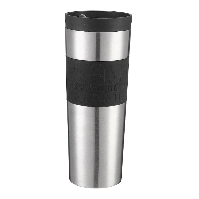 18 Oz Double Wall Vacuum Insulated Stainless Steel Tumbler With Leak Proof Lid
