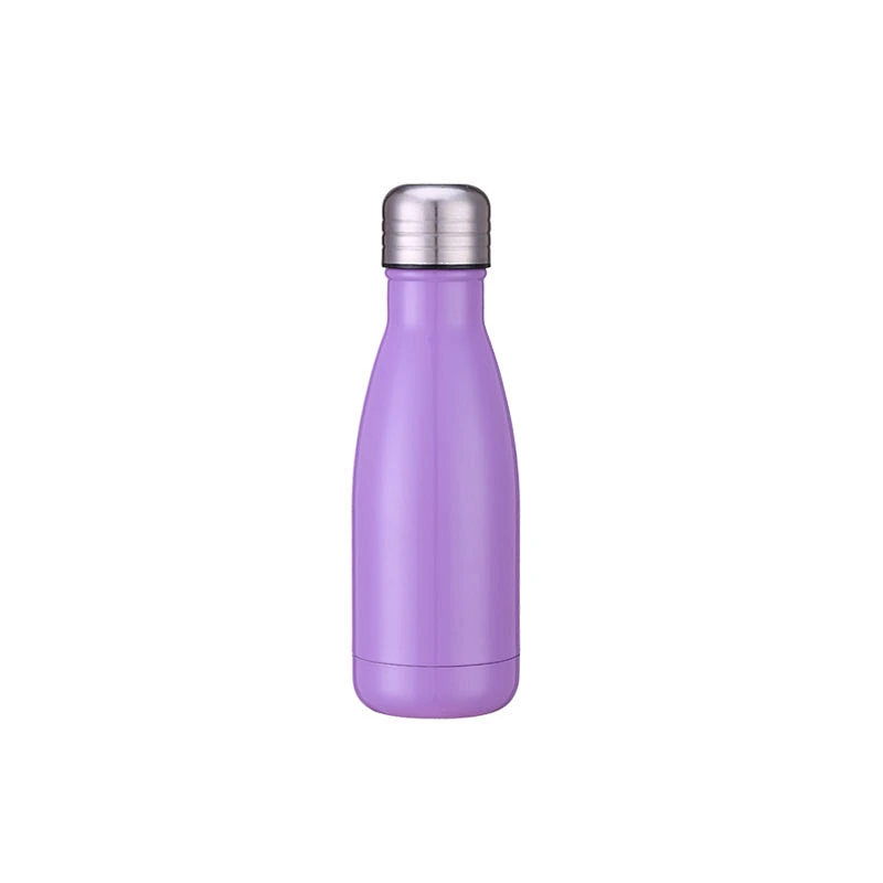 Wholesale Customized mini 260ml vacuum insulated stainless steel cola water bottle