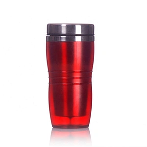 450ml Double Wall Tumbler Stainless Steel Inner BPA Free Plastic Travel Mugs