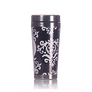 Paper Card Inside 16oz Double Wall Stainless Steel Inner Stainless Steel Travel Mug